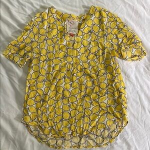 Conversations by Anthropologie 3/52 Lemon Blouse